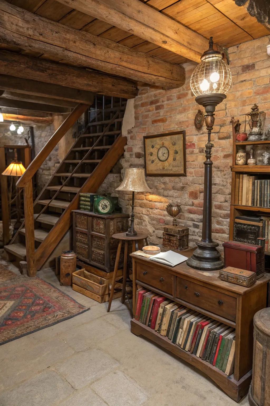 Antique finds deliver history and appeal.