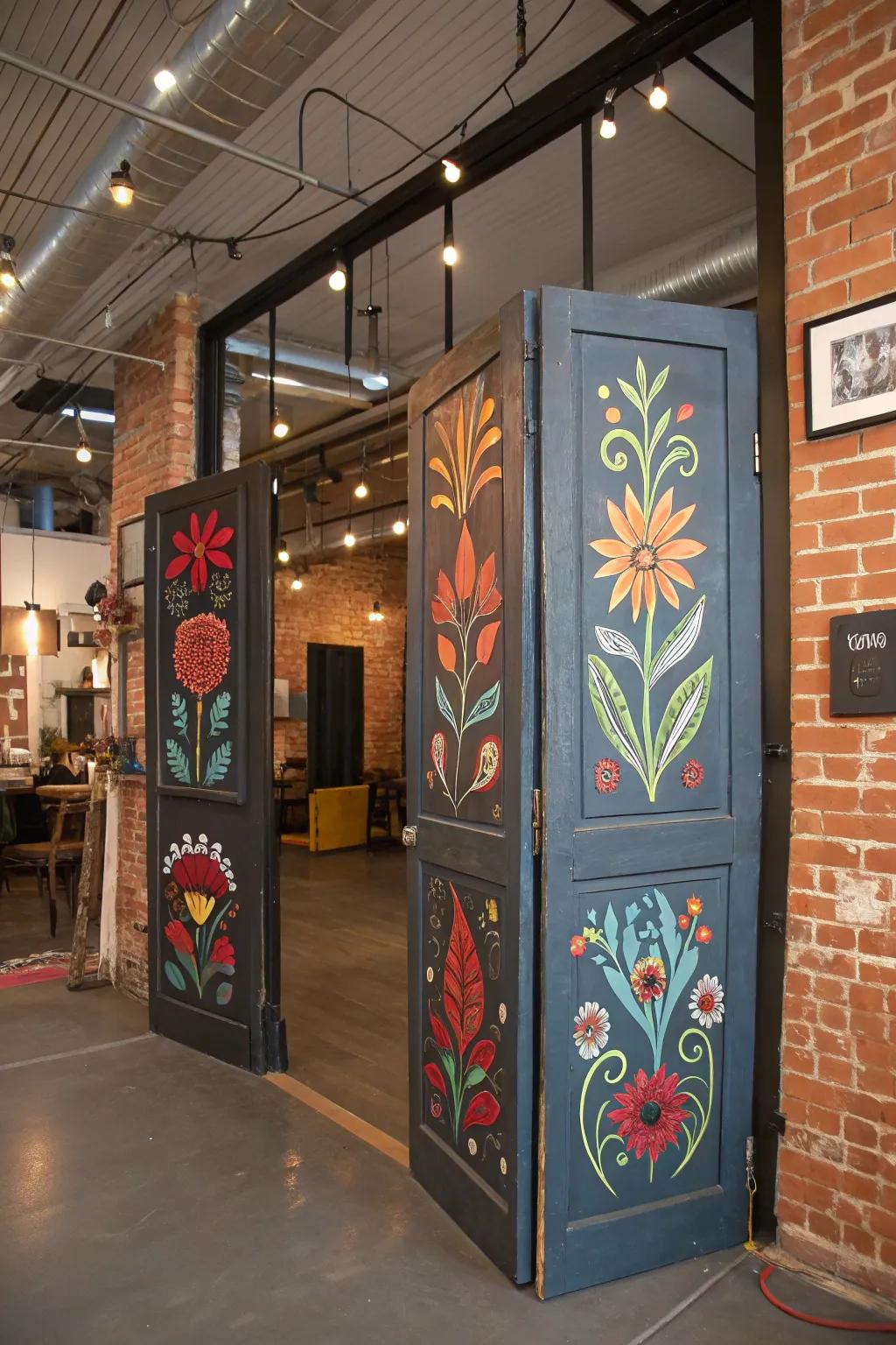Personal touch with custom saloon doors.