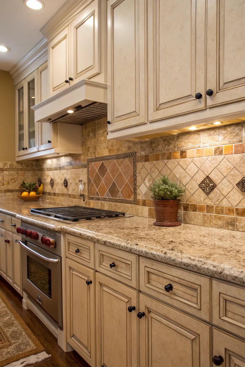 Earthy tones create a harmonious atmosphere with 