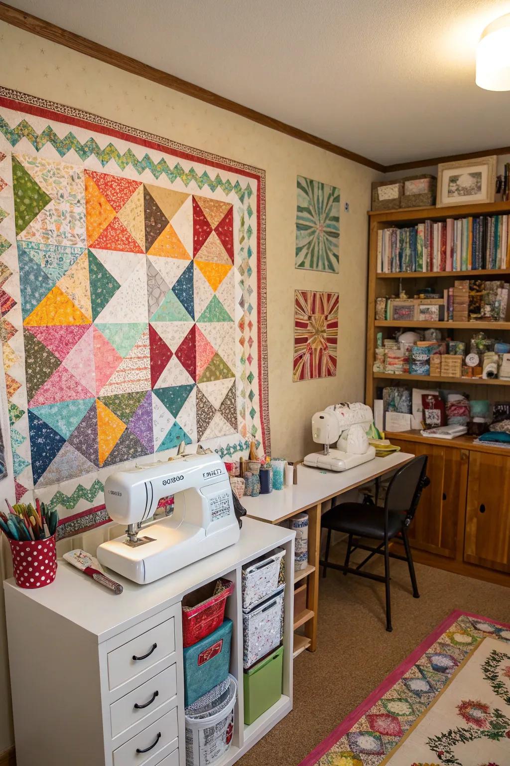 A design surface facilitates the visualization of projects and layouts.
