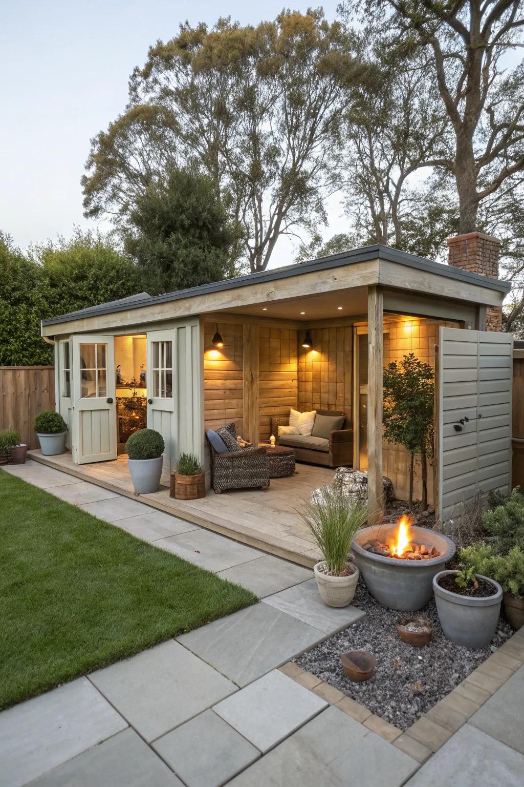 A structure perfectly added to a stylish tile setting.