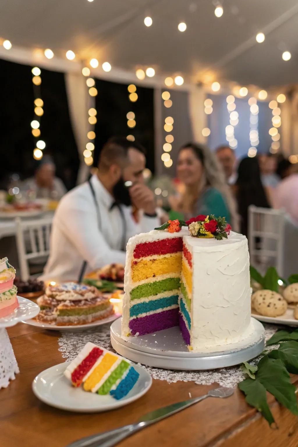 Classic cake containing a surprising flavor spin.