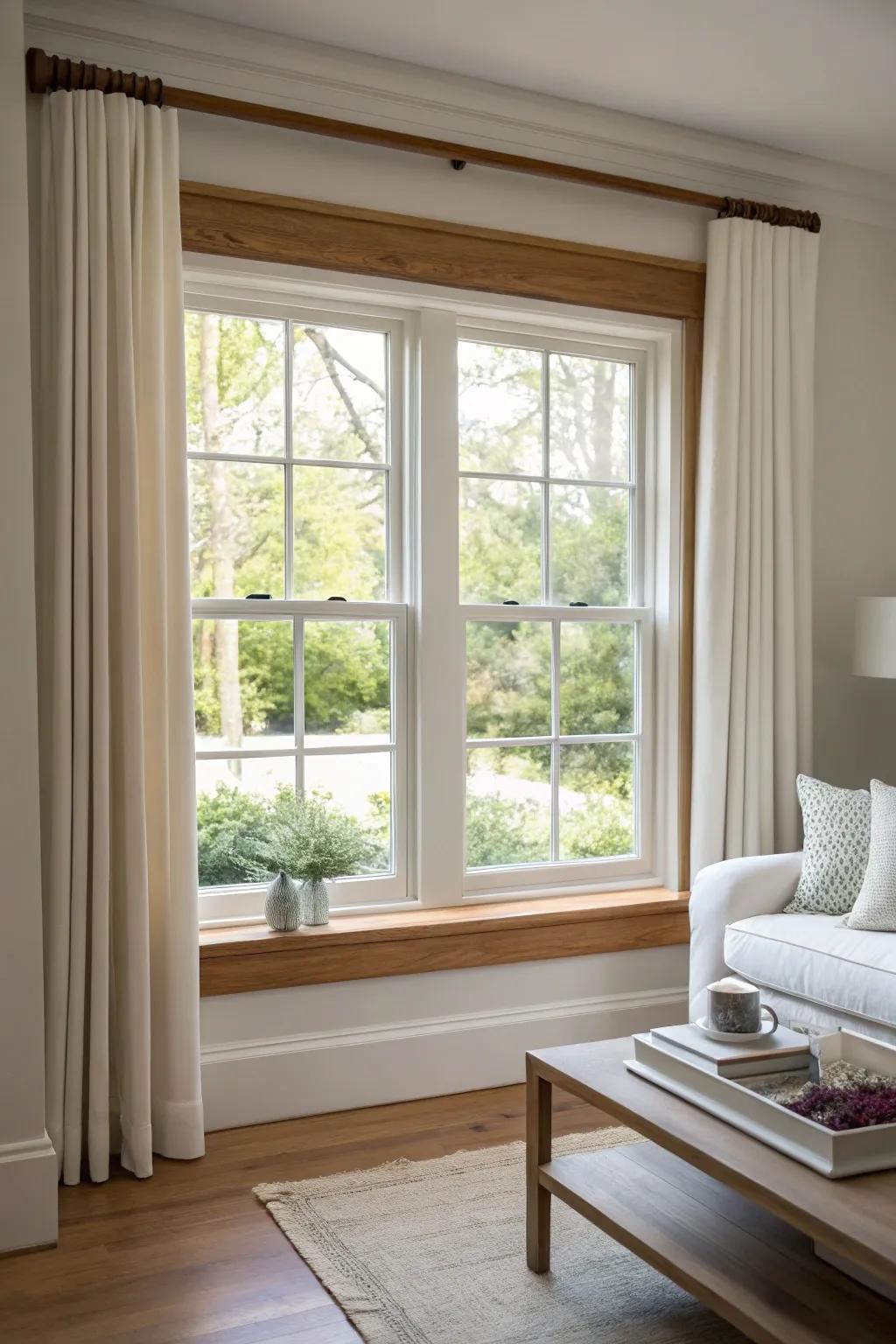 MDF trims give a polished look at a great value.