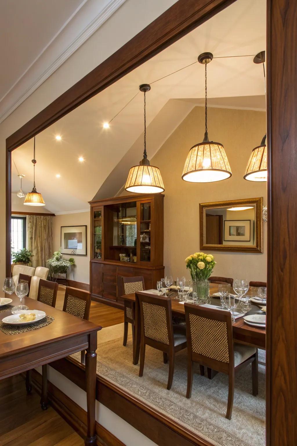 Mirrors magnify and reflect the brightness, amplifying illumination.