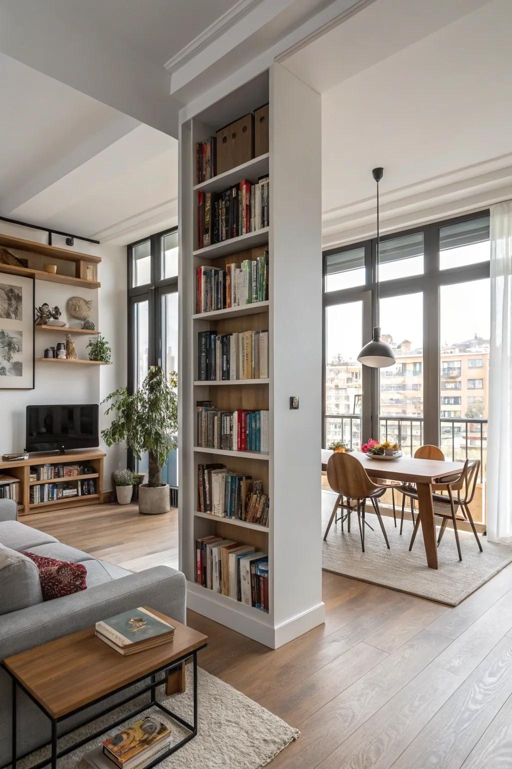 Area dividers fashion delineated spaces with panache.