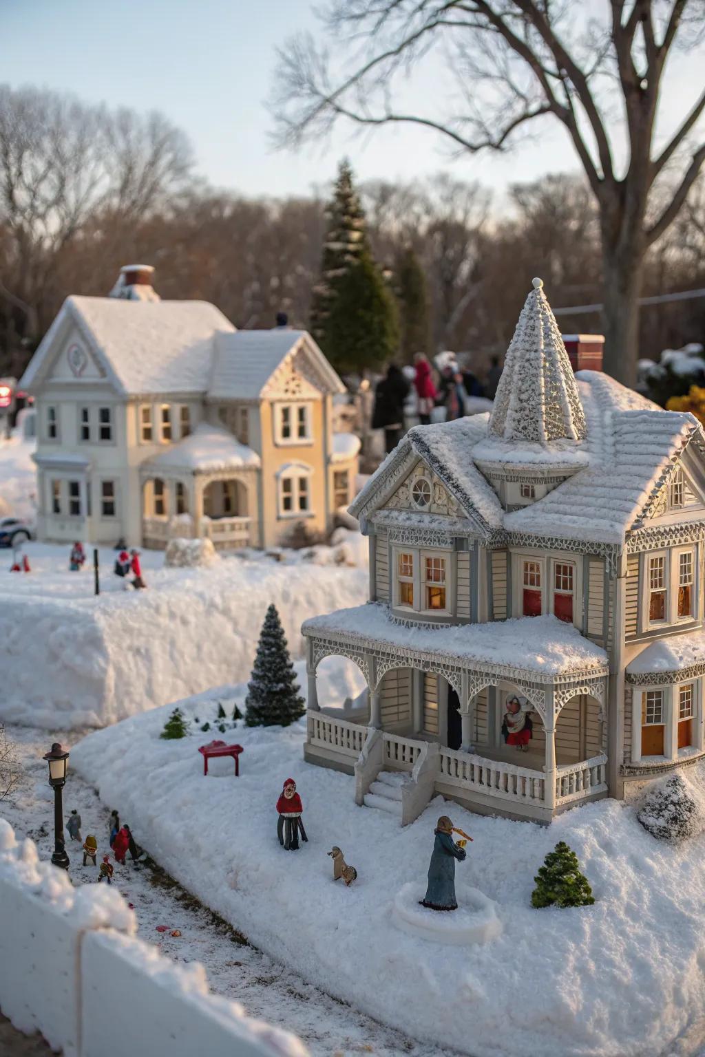Themed villages contribute individuality and story to your display.