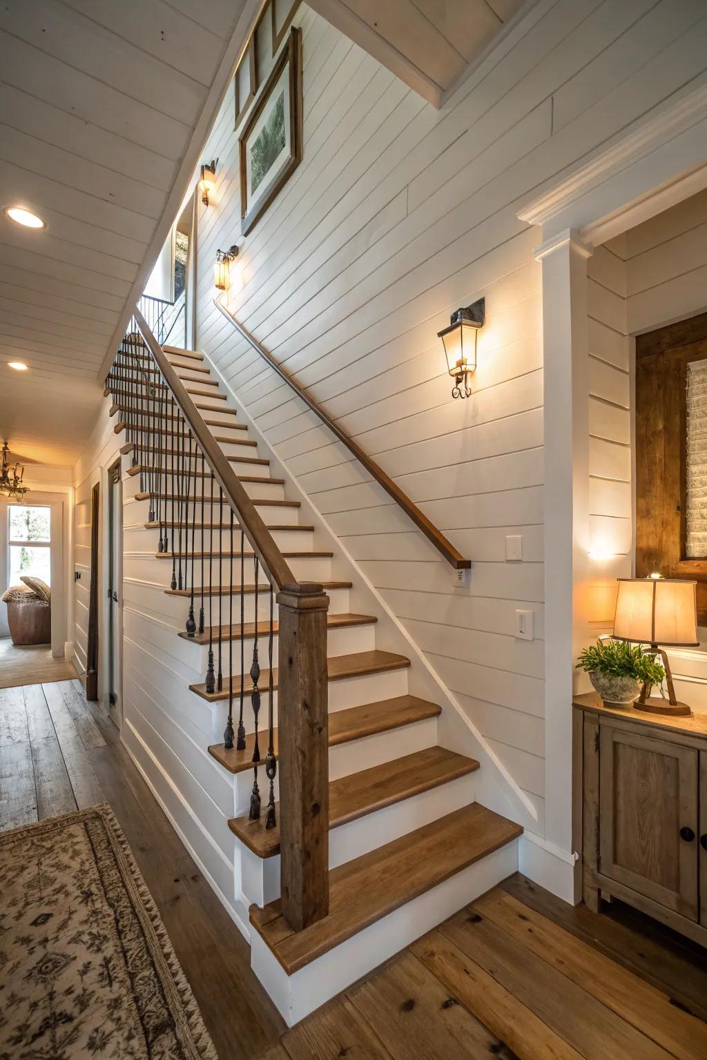 Add depth with creative wall treatments.