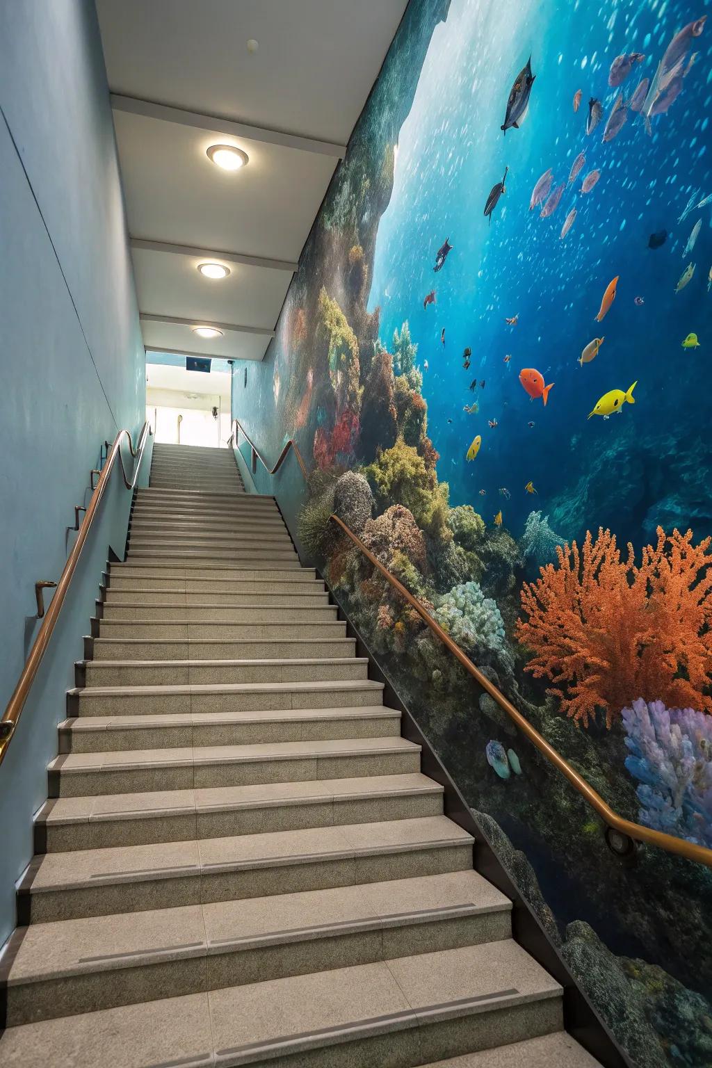 Create an underwater escape using this sea-themed covering.