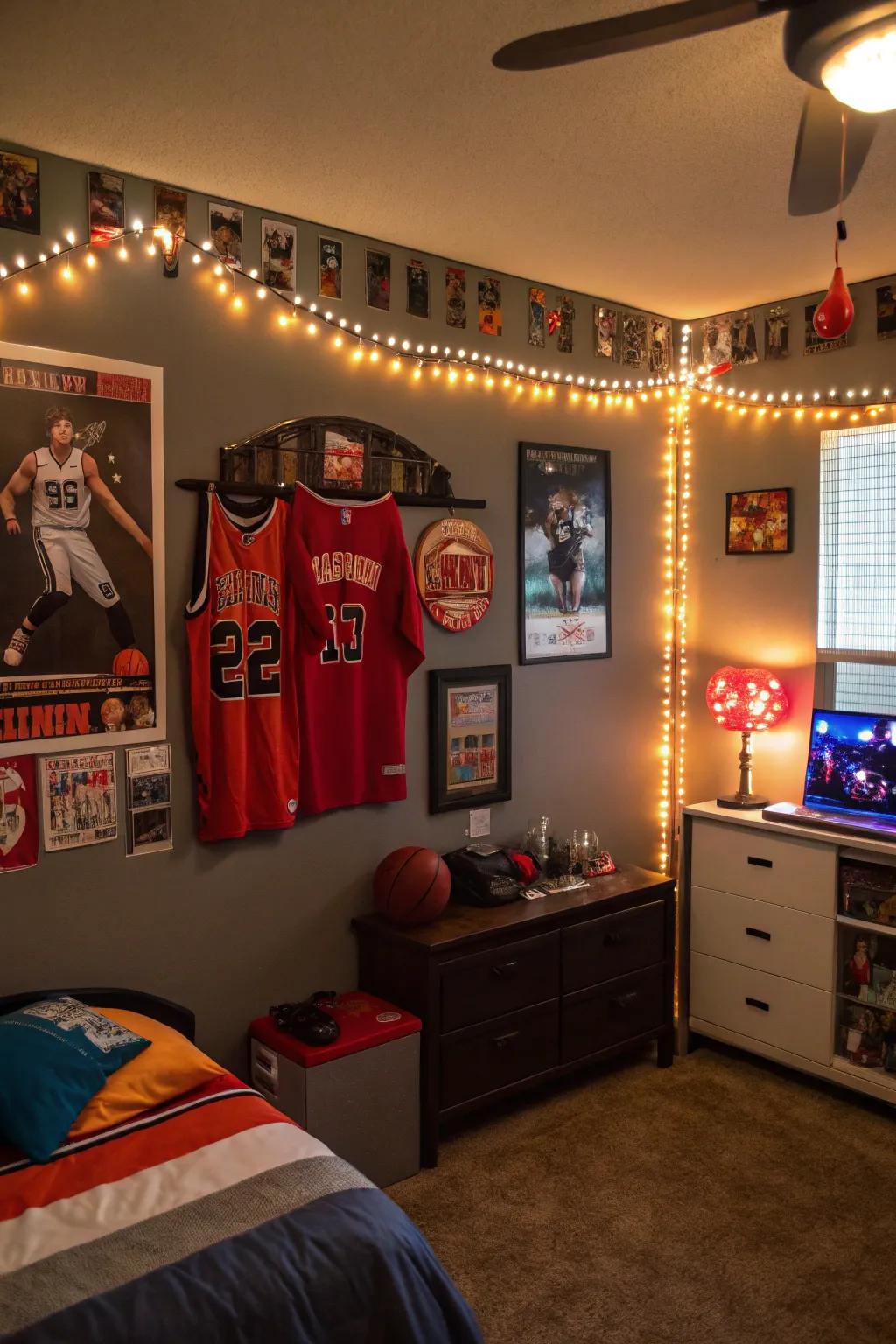 Theme-based lighting mirrors personal interests beautifully.