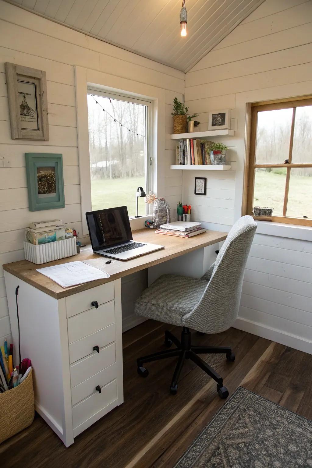 Ergonomic chairs are vital for comfort and productivity in minimal offices.