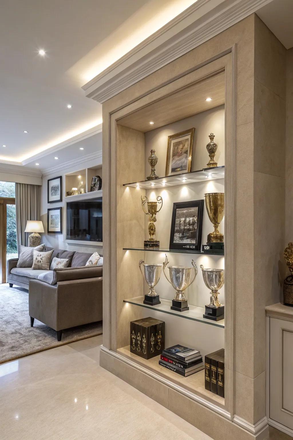Alcove trophy display