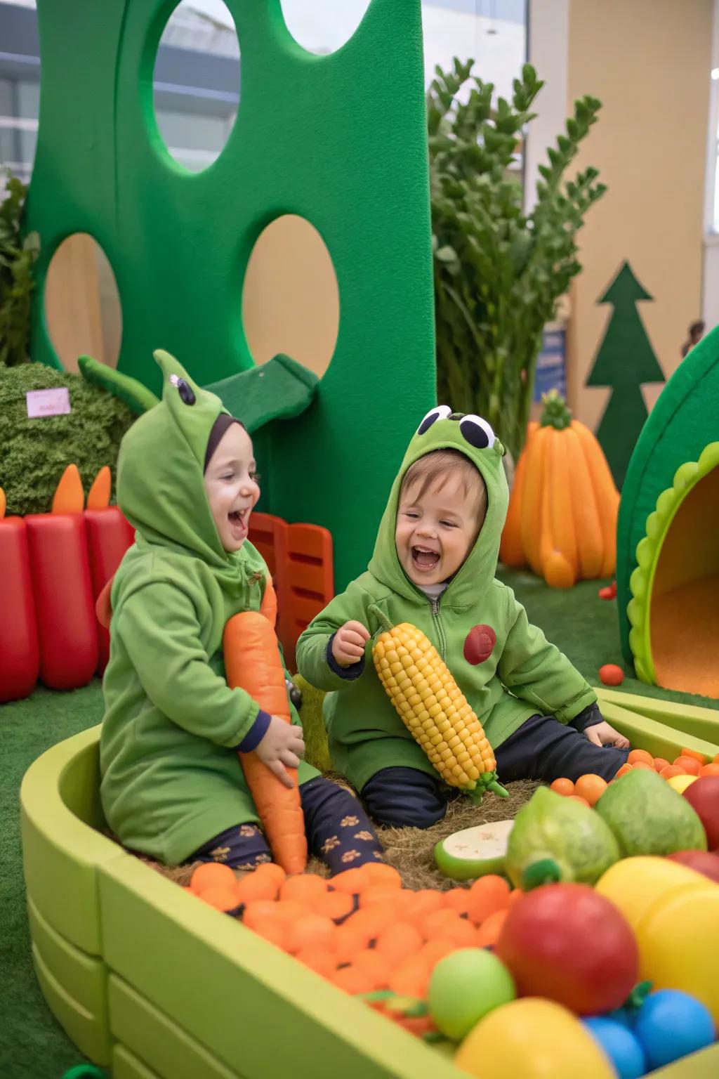 A couple: twins as 'Natural Seedlets'.
