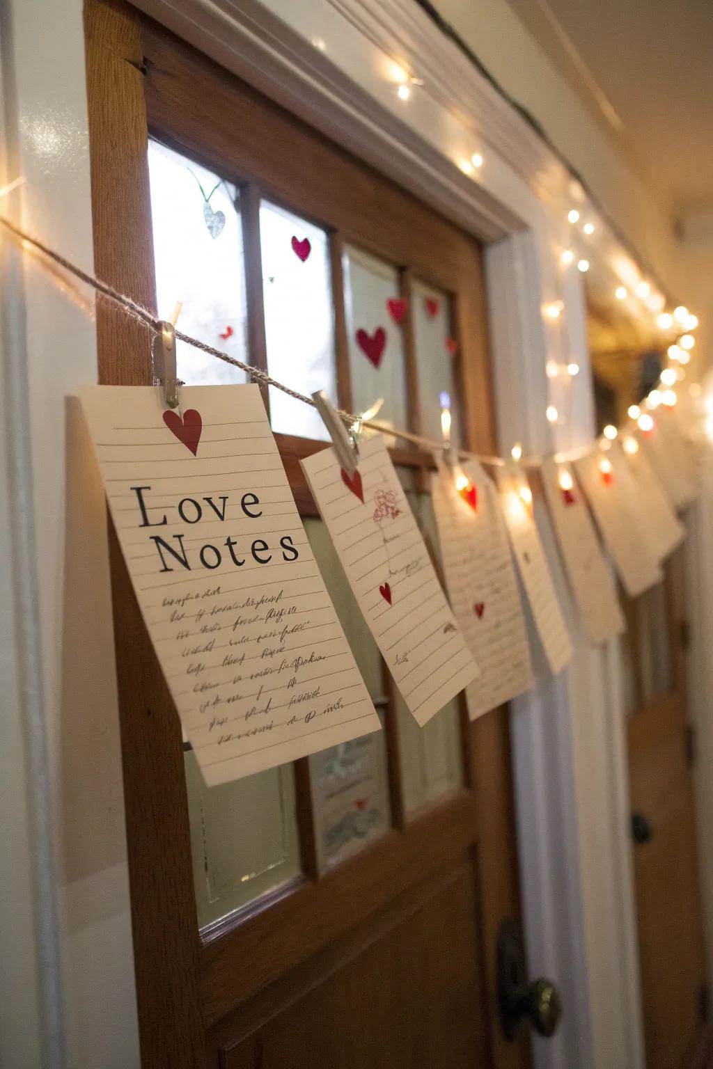 Express your affection through a string of heartfelt missives.