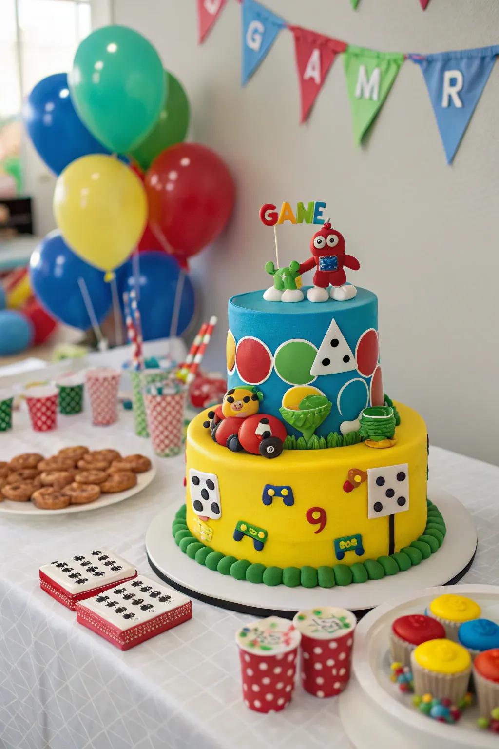 A thematic confection is the delicious highlight of the celebration.