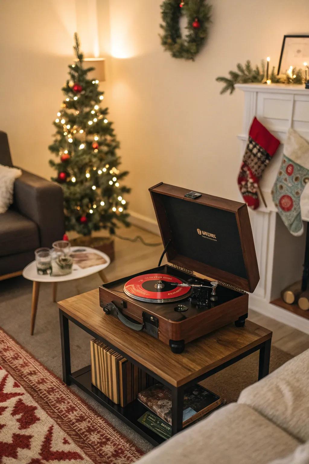 Vintage records set the perfect holiday soundtrack.