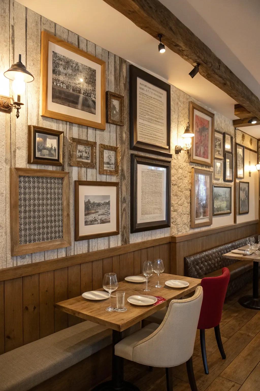Ridged holders introduce warmth and character.