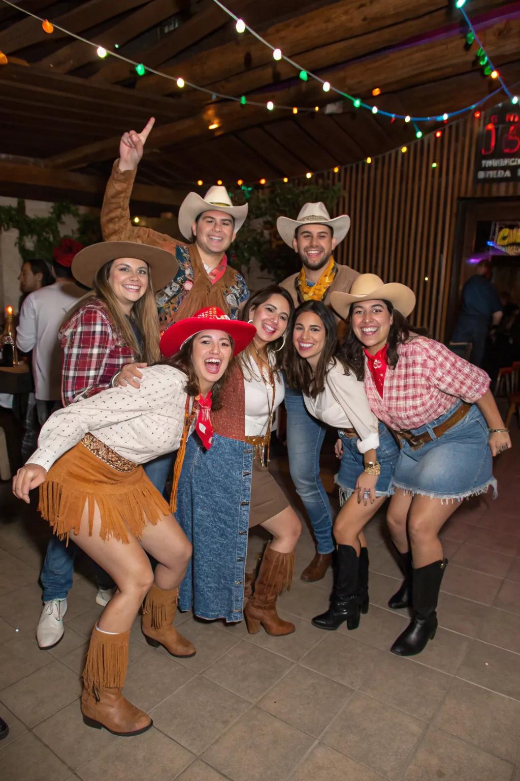 Cowpoke dress-up events add fun and style to your festivity.
