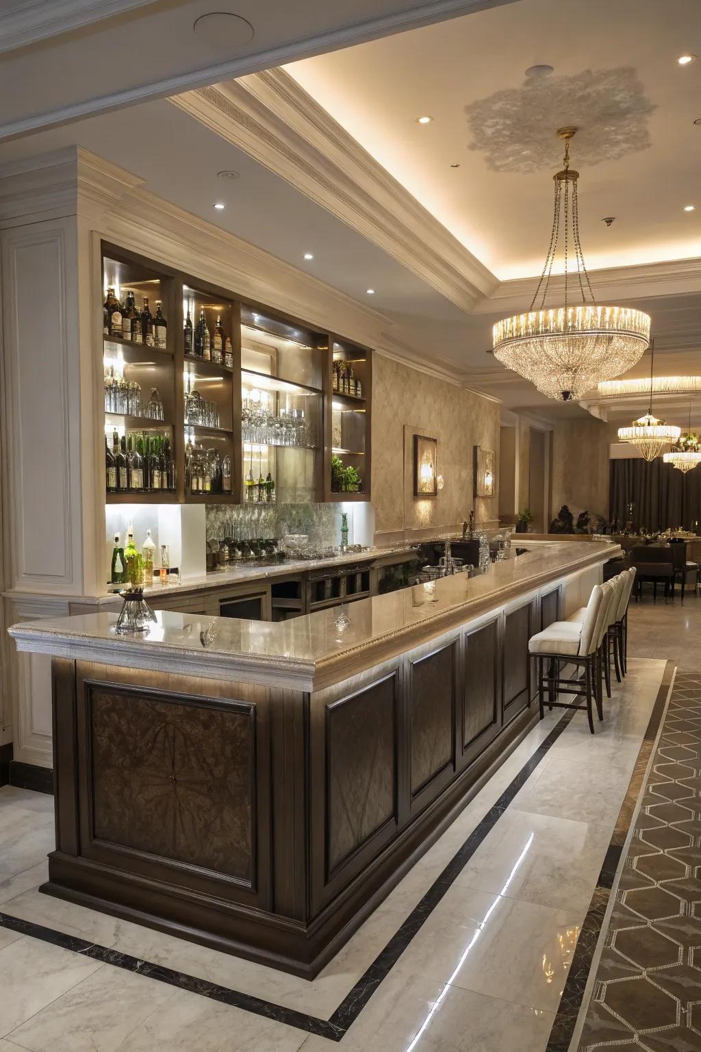 Elevate your aesthetic with refined-edge worktops.