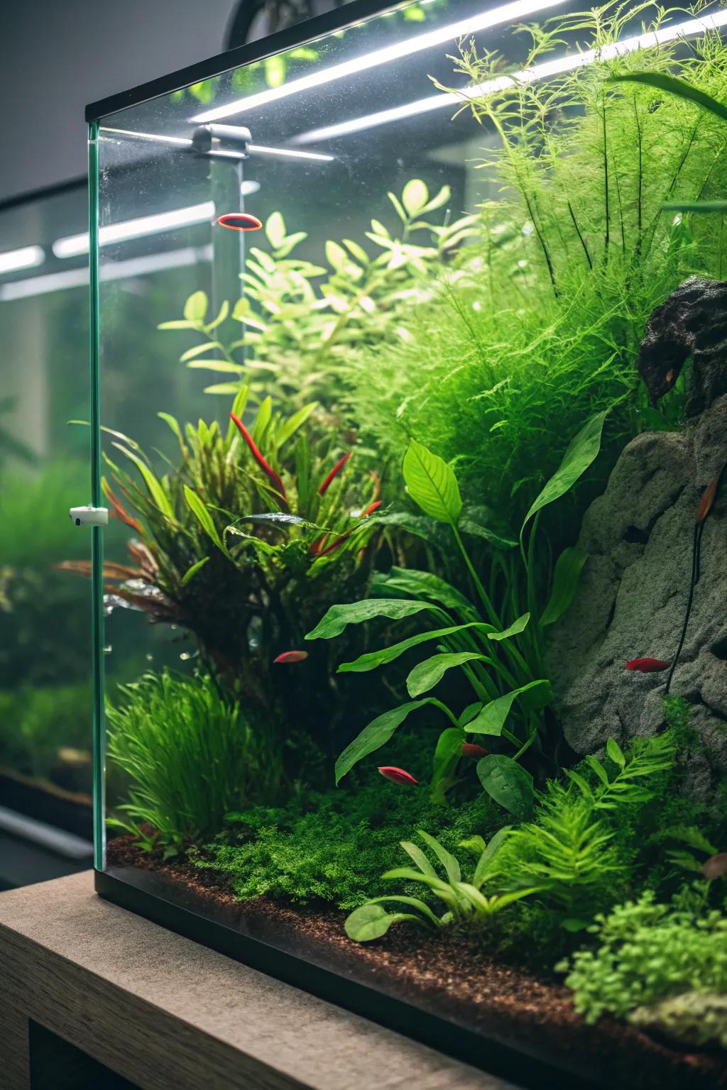 An untamed rainforest atmosphere establishes a lively and immersive setting.