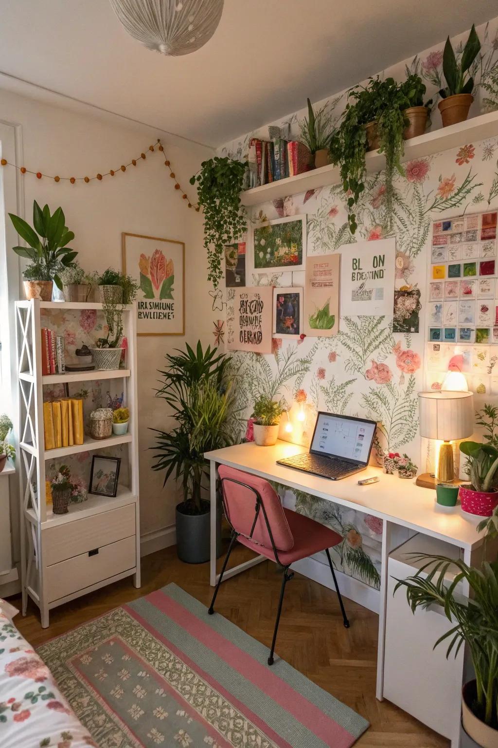 Nature-inspired interior design for a revitalizing and calming setting.