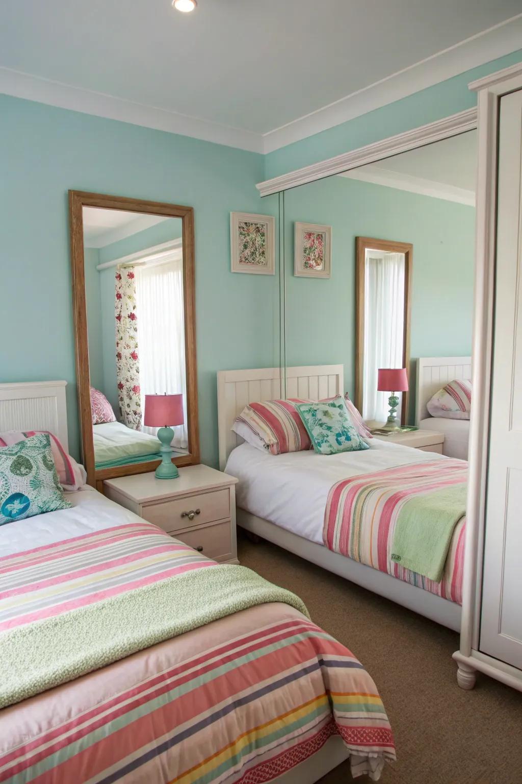 Mirrors for light and space.