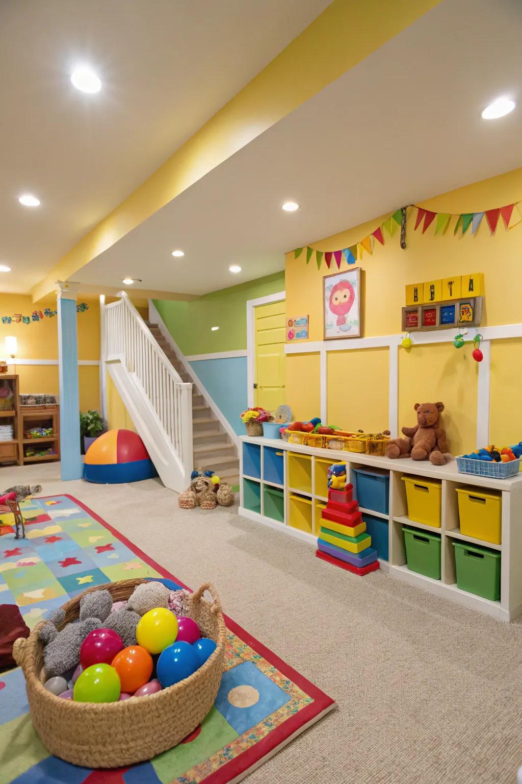 Establish a fun and secure area for children to enjoy.