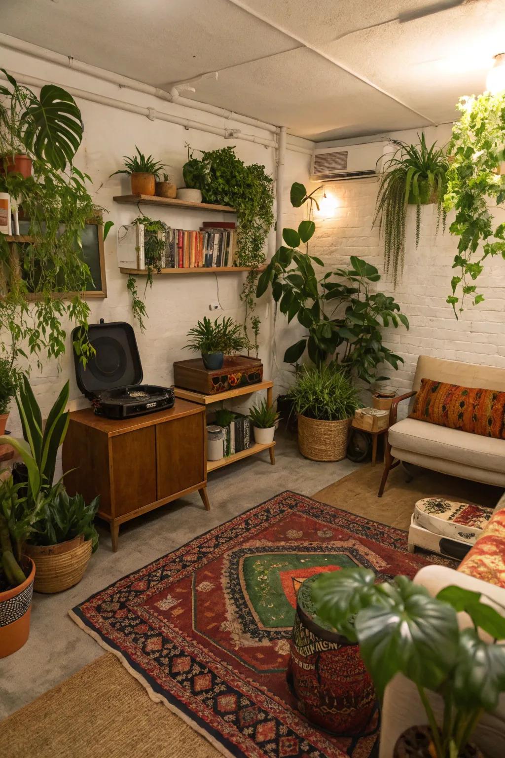 Interior plants add a revitalizing touch of nature.