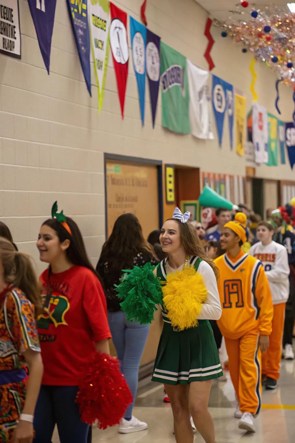 Get everyone in the mood with theme days focused on school pride and great attendance.
