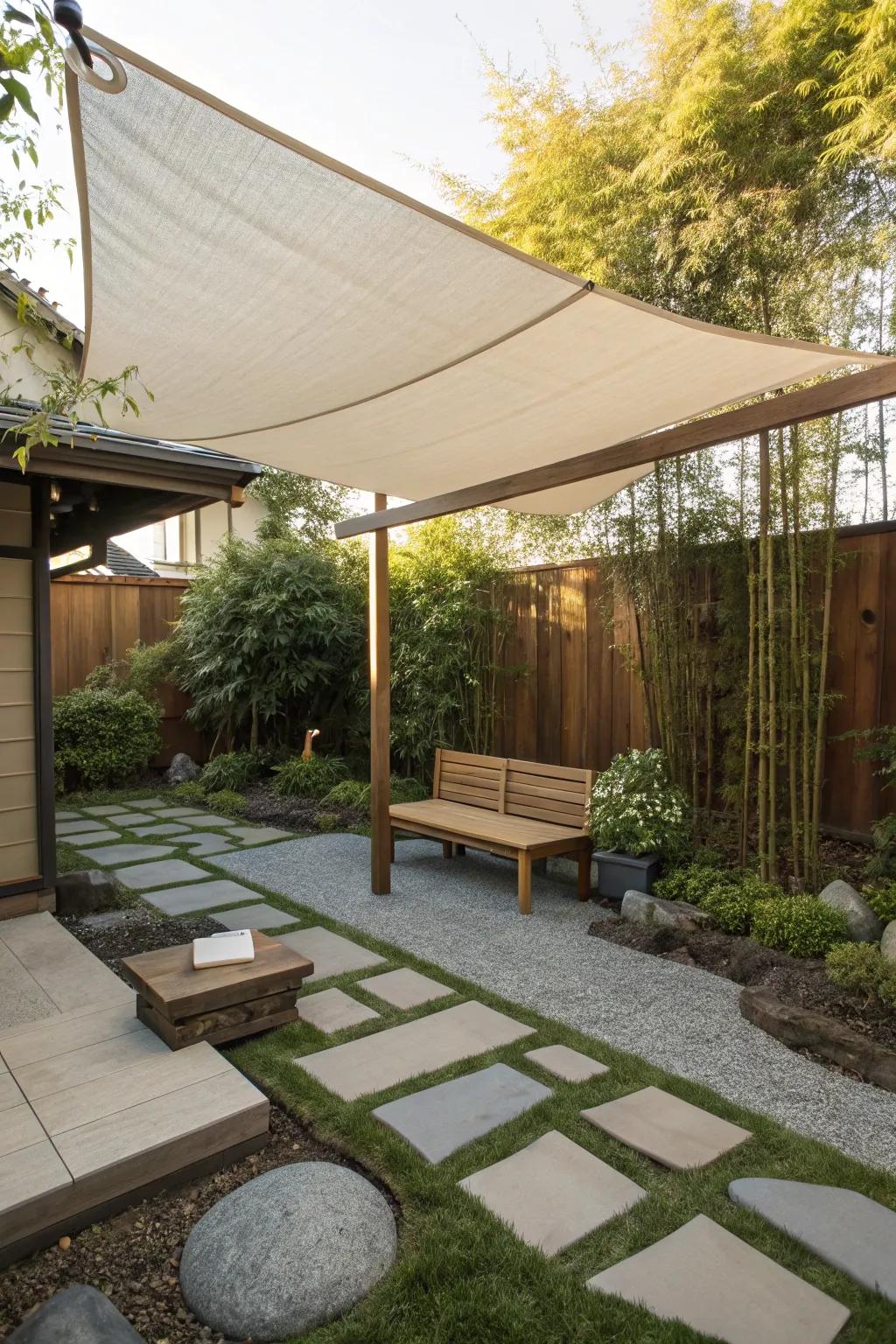 Embrace peace with Japanese style sun fabric.