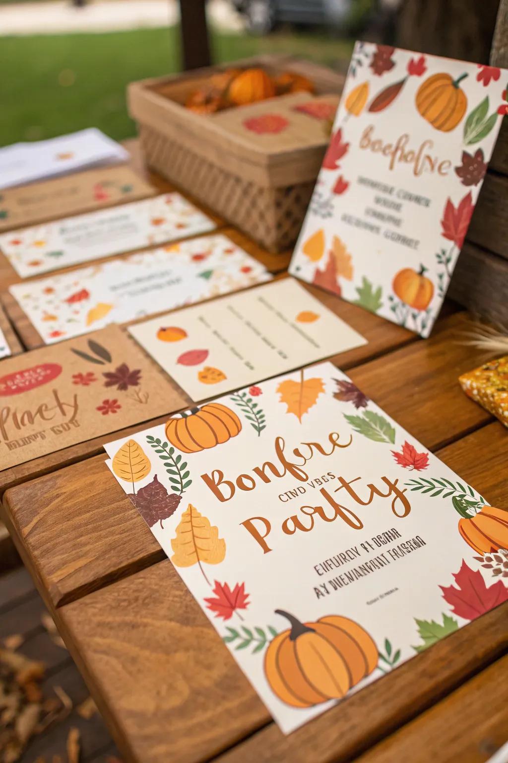 Themed summonses cultivate anticipation for your get-together.