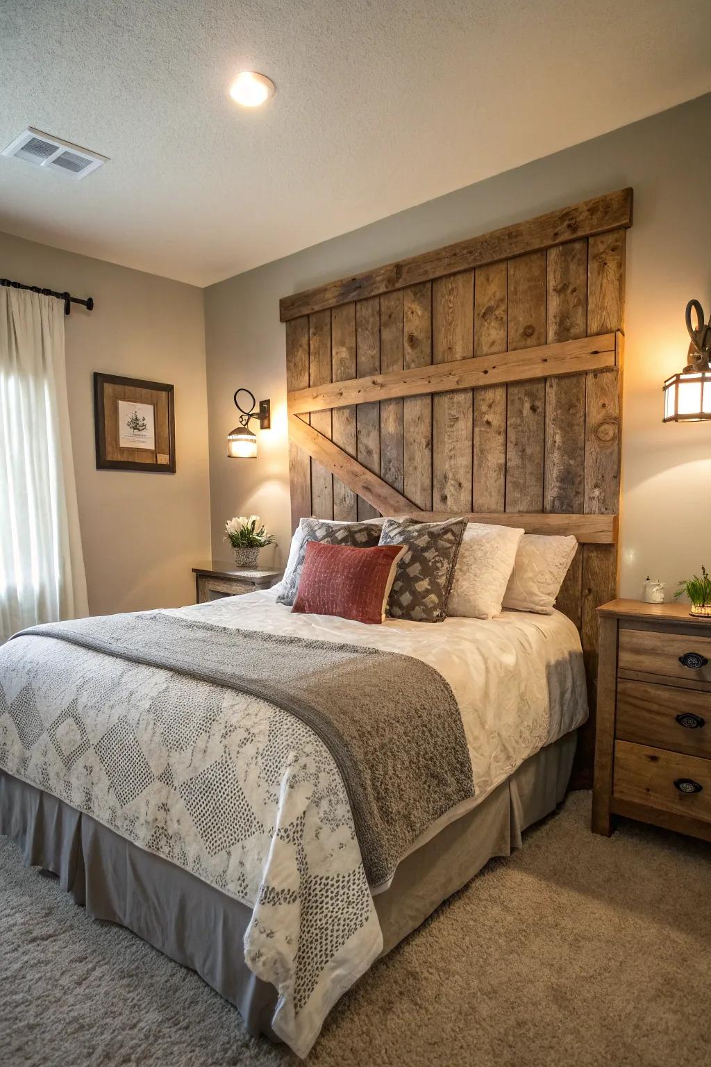 Repurposed wood includes unique appeal to decorating.