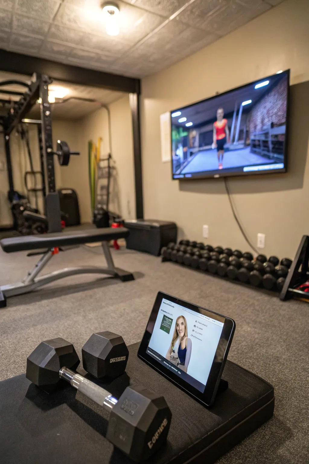 Technology keeps your exercises engaging and varied.