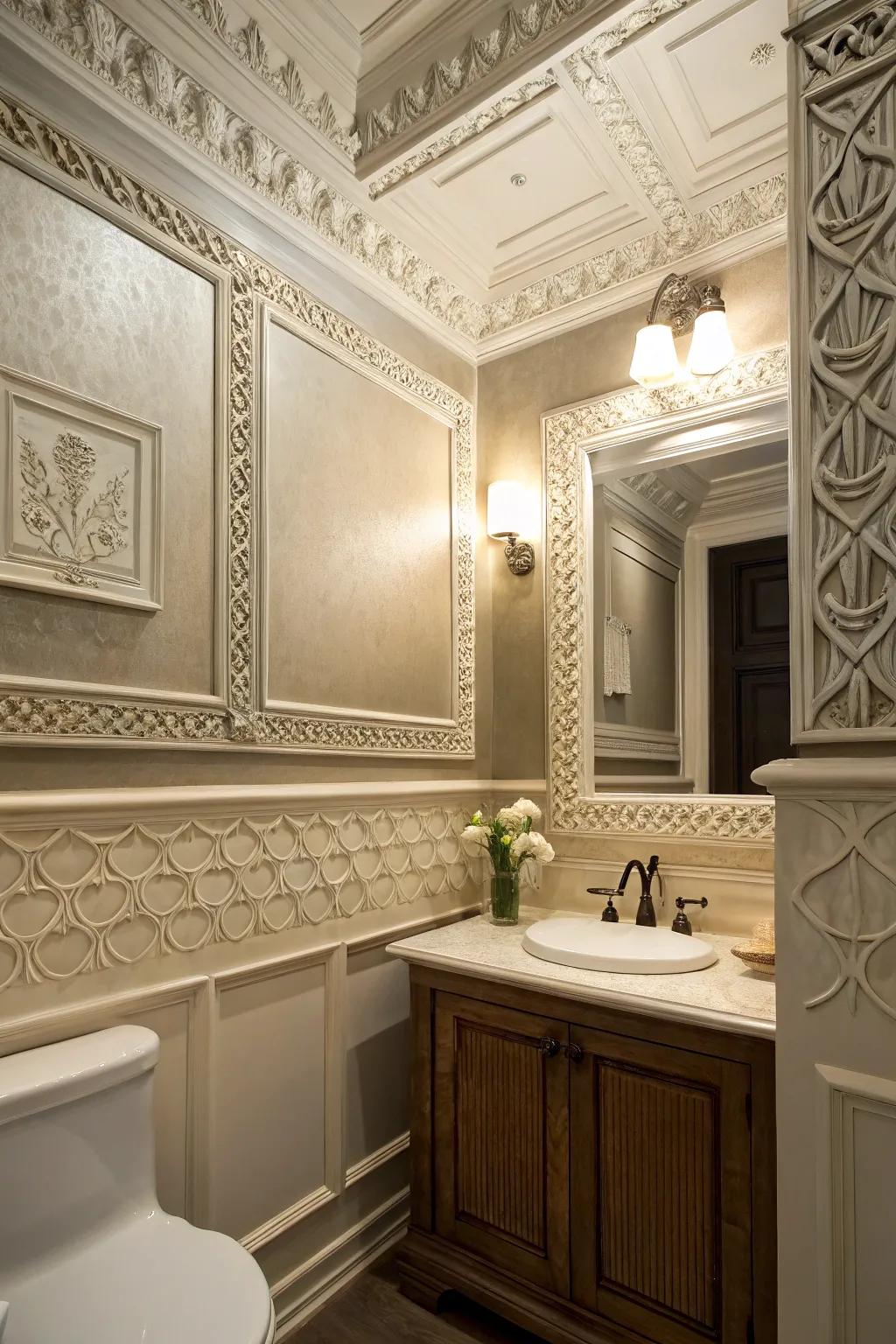 Layered designs provide depth and architectural interest.