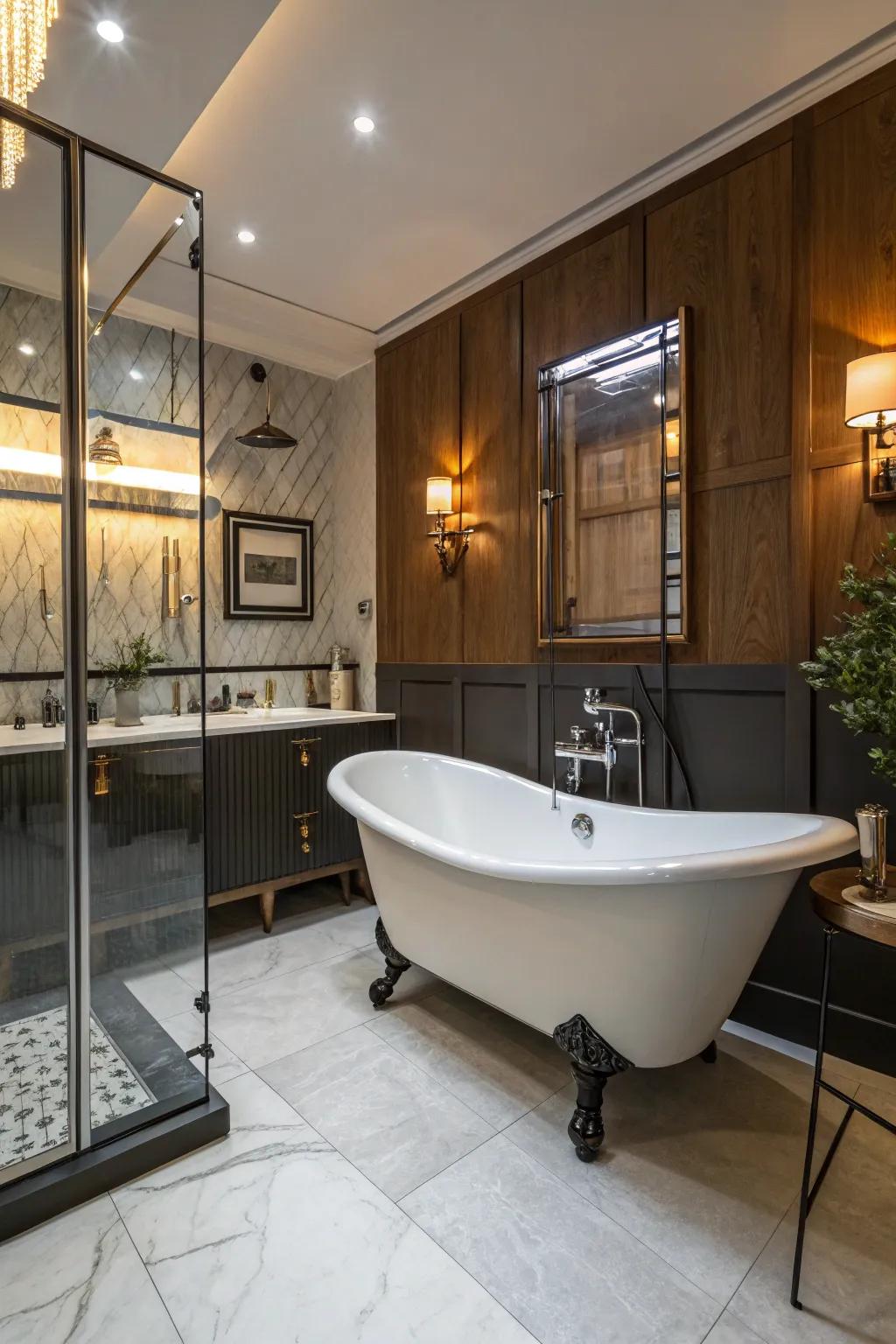 Classic features add charm and character to your bath.