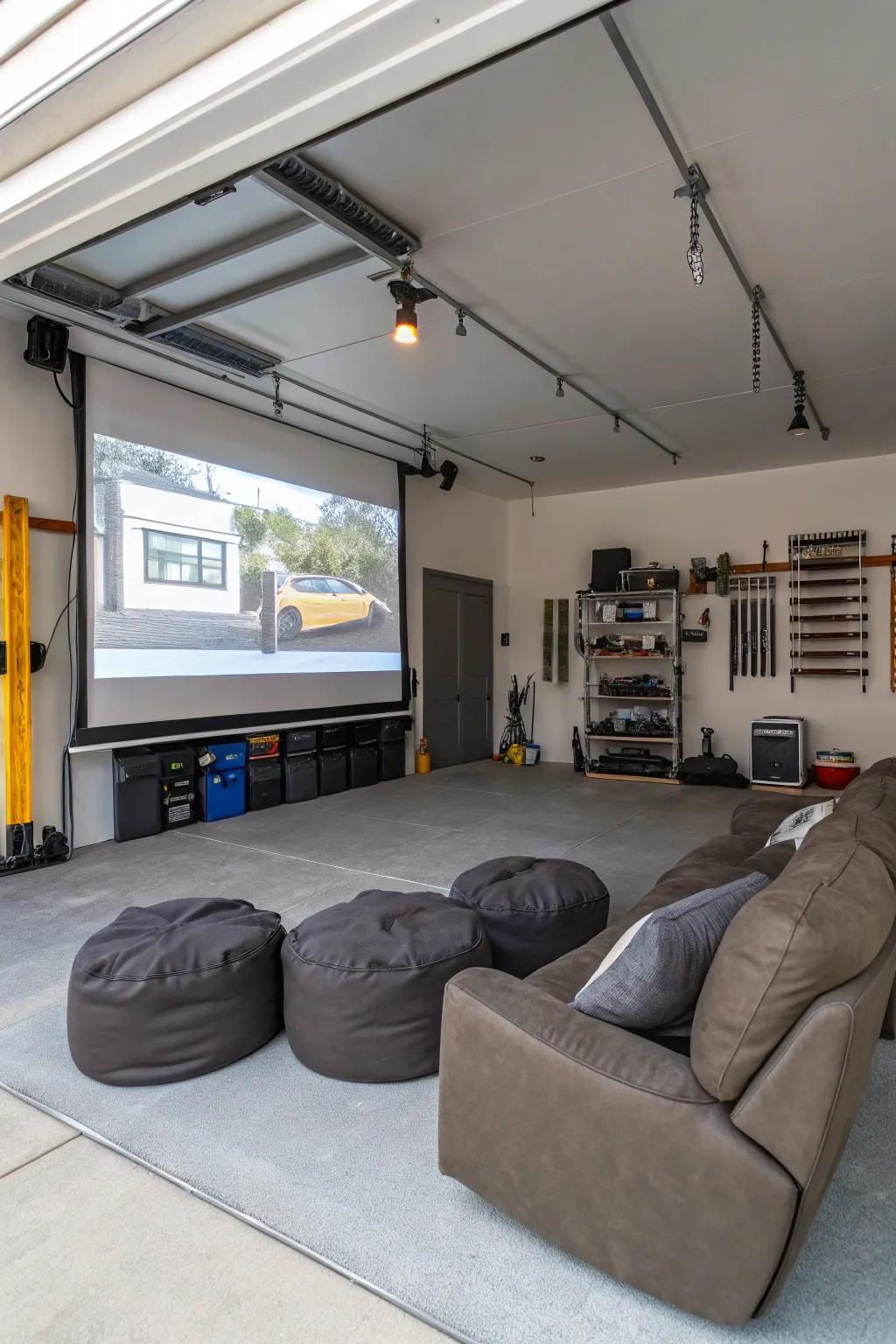 Turn your garage into a coastal relaxation destination.