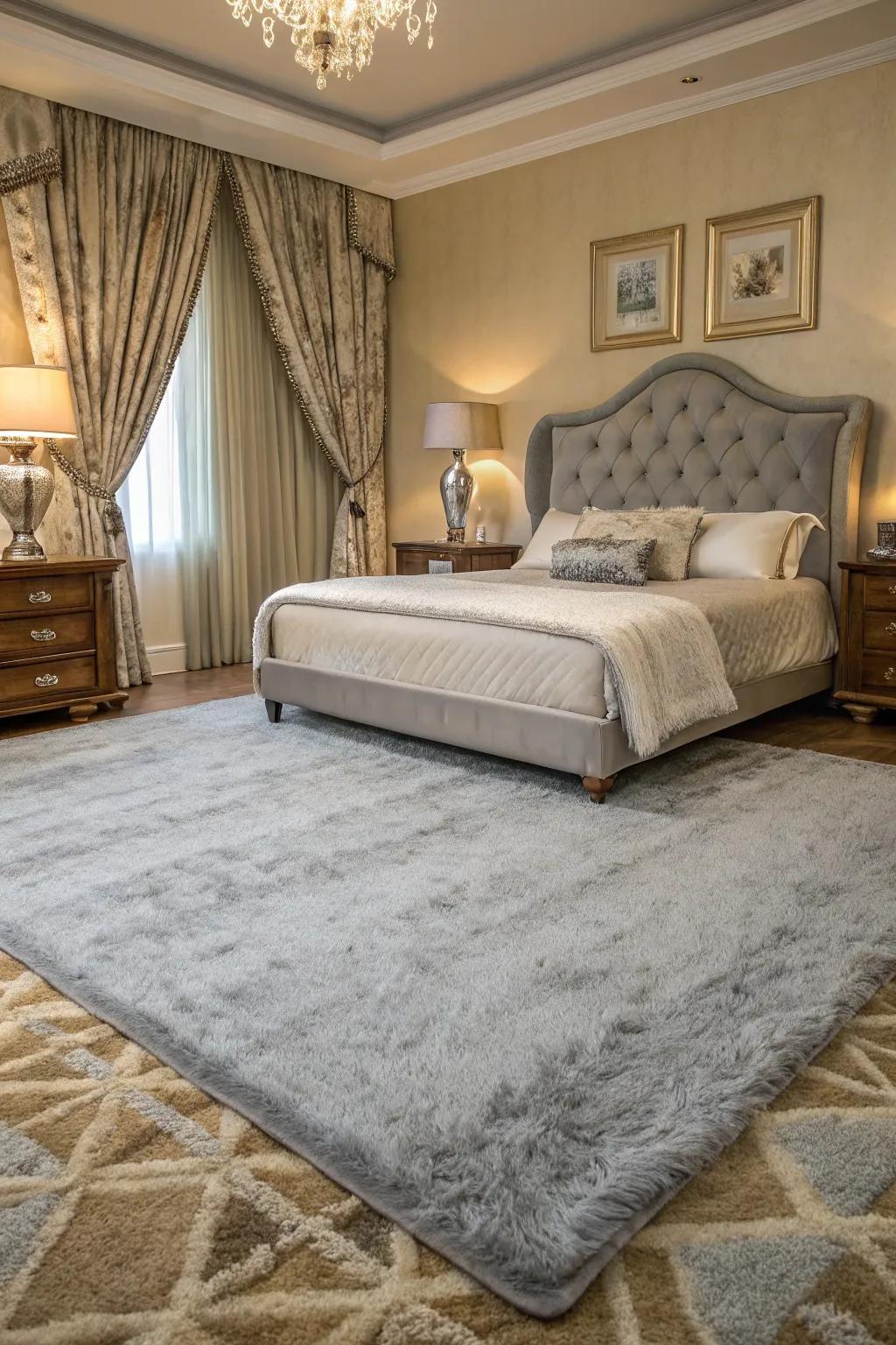 Luxurious carpets provide unmatched comfort.