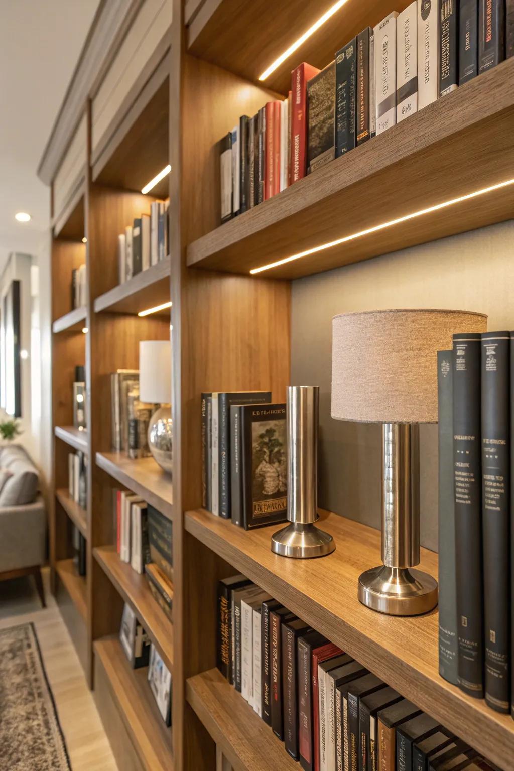 Supports that bring sparkle to any shelf.