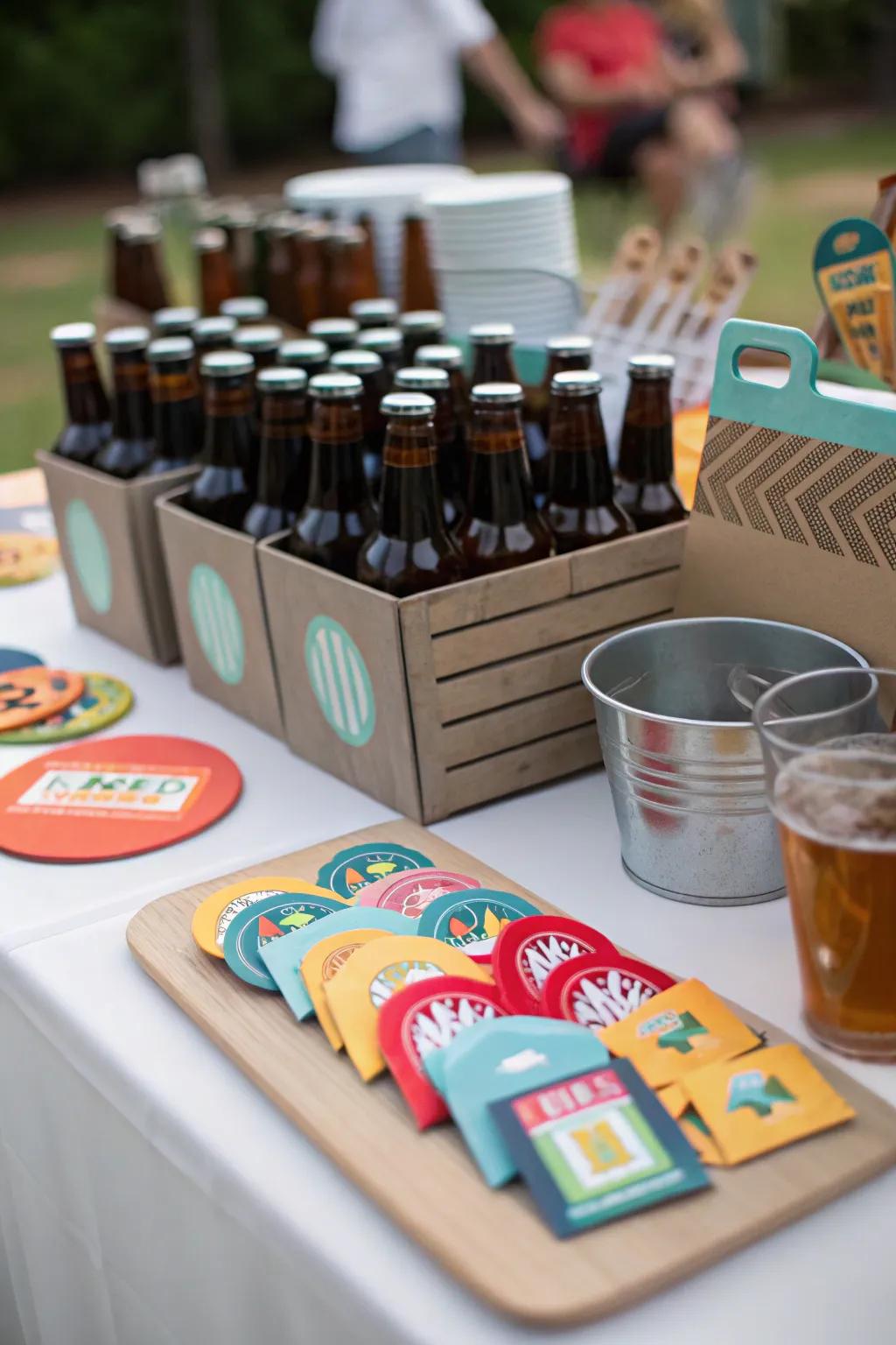 Send guests off with delightful themed gifts.