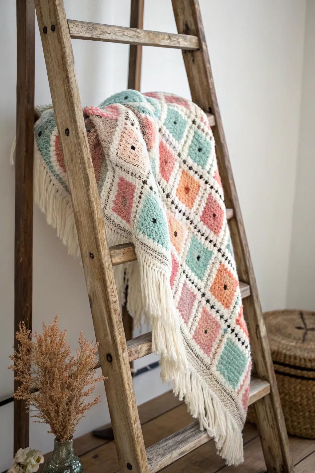 Fringe borders bring a playful, bohemian style.