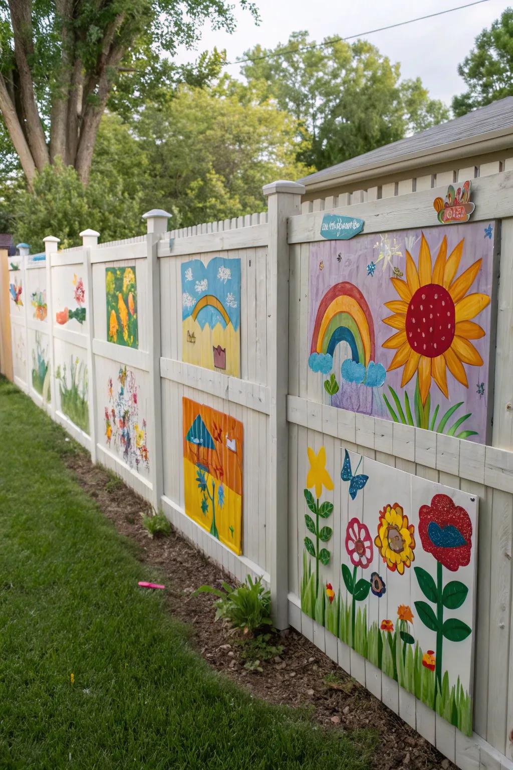 DIY outdoor art adds personality to your space.