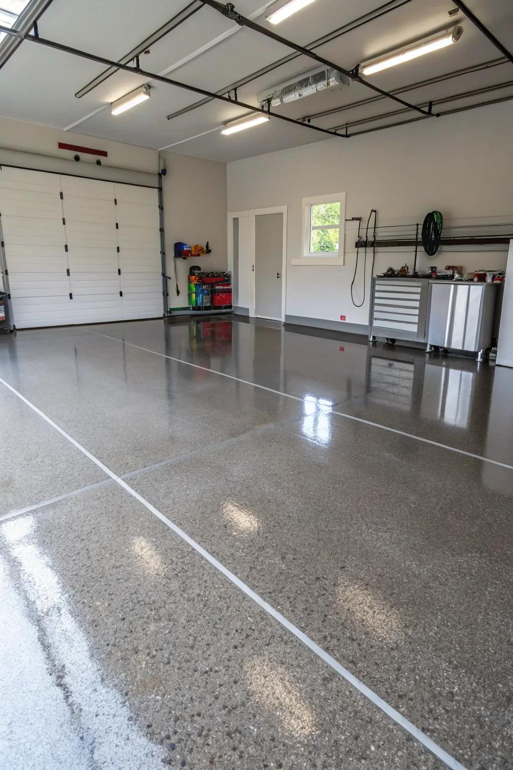 Solid coat coverings offer industrial strength and shine.