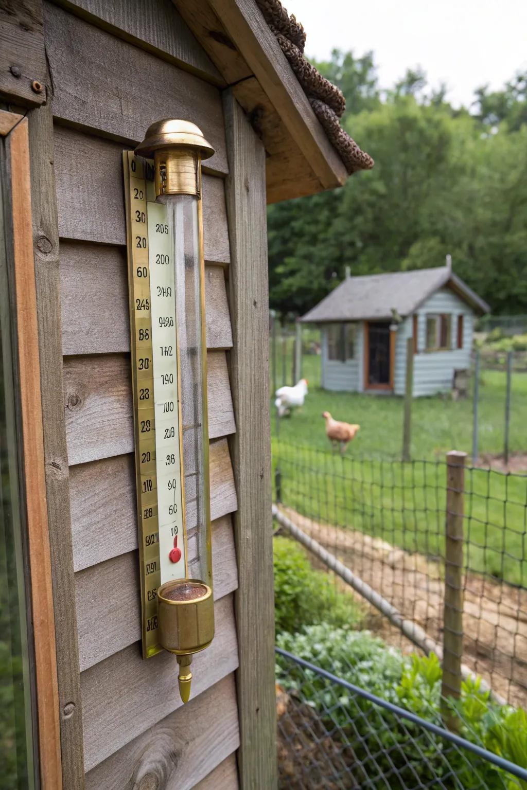 Ornamental thermal indicators are both functional and stylish.