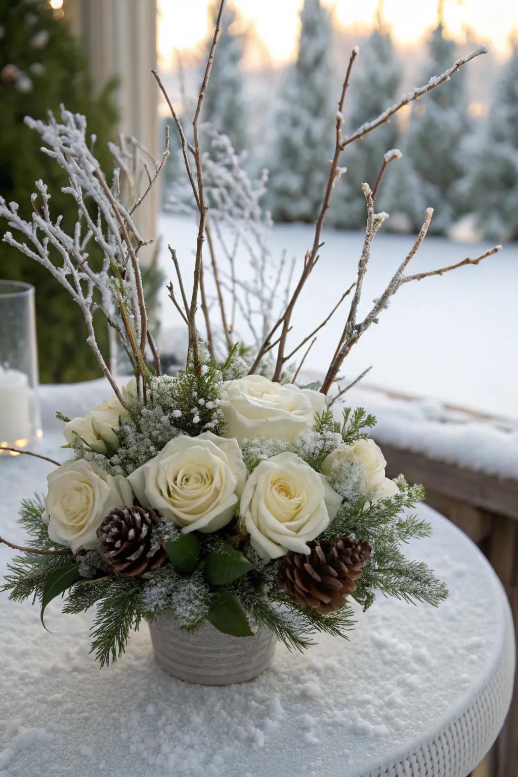 Dreamy snow-white dreamland.