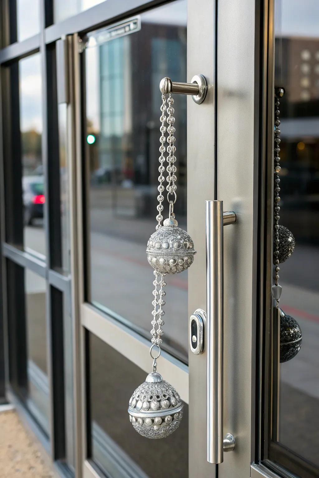 Metallic elements create a modern look.