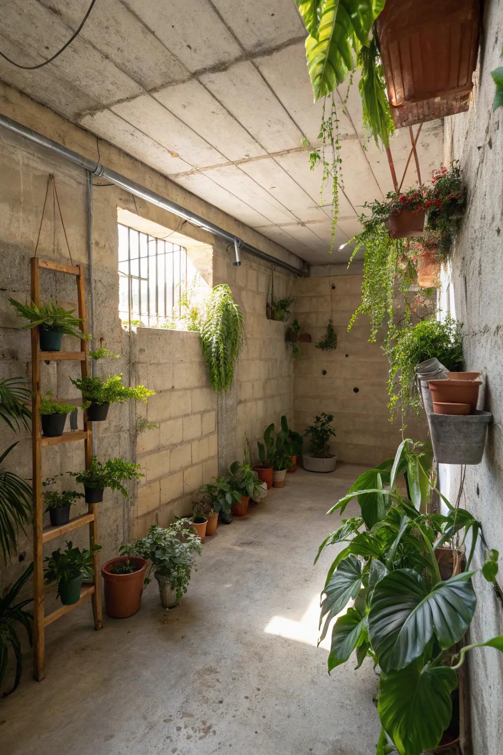 Infuse life into your area with lush greenery.