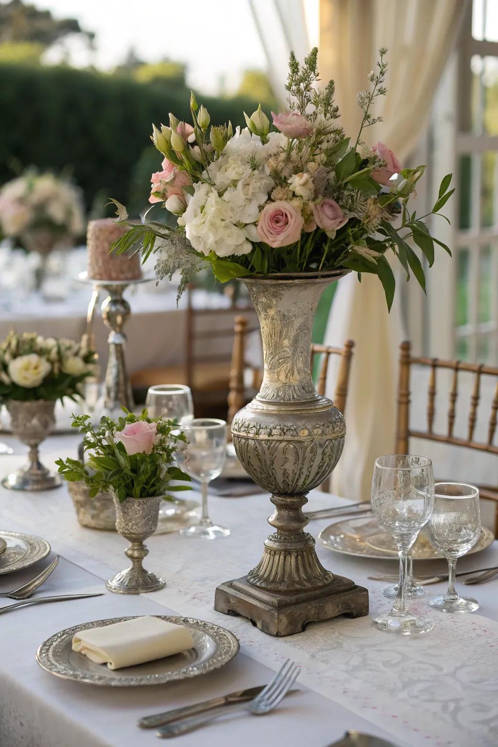 Classic charm with old-time features as centerpieces.