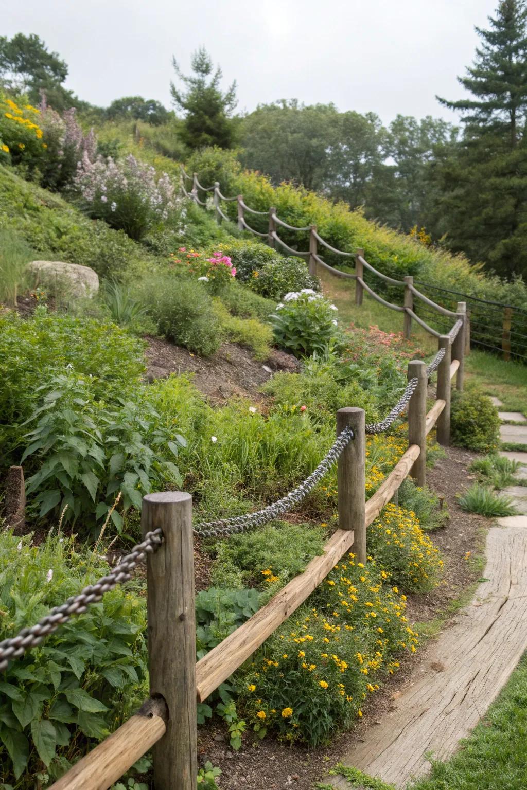 Staggered heights bring a playful touch to your landscape’s contours.