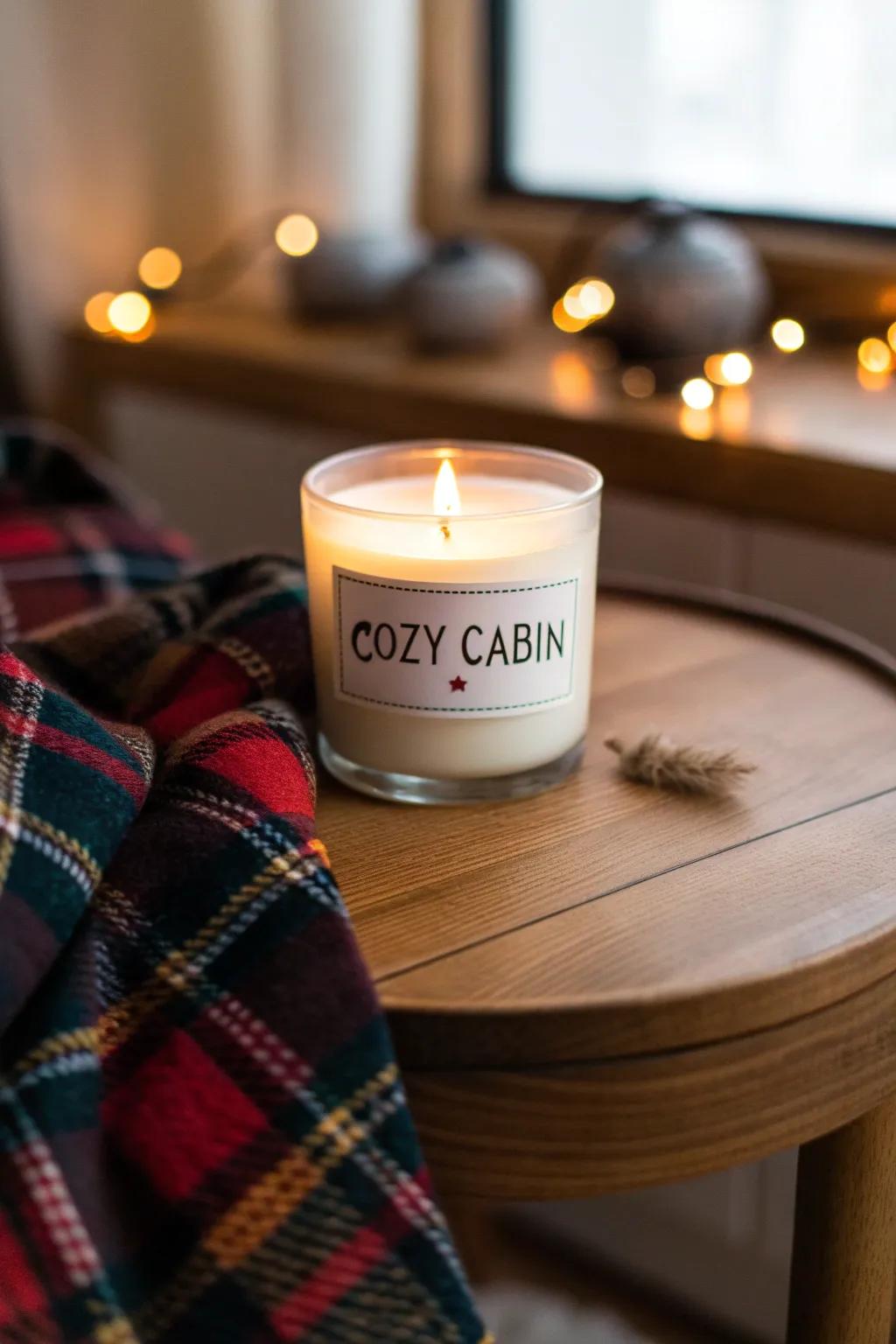 Hearth Haven Candle for a Warm Setting