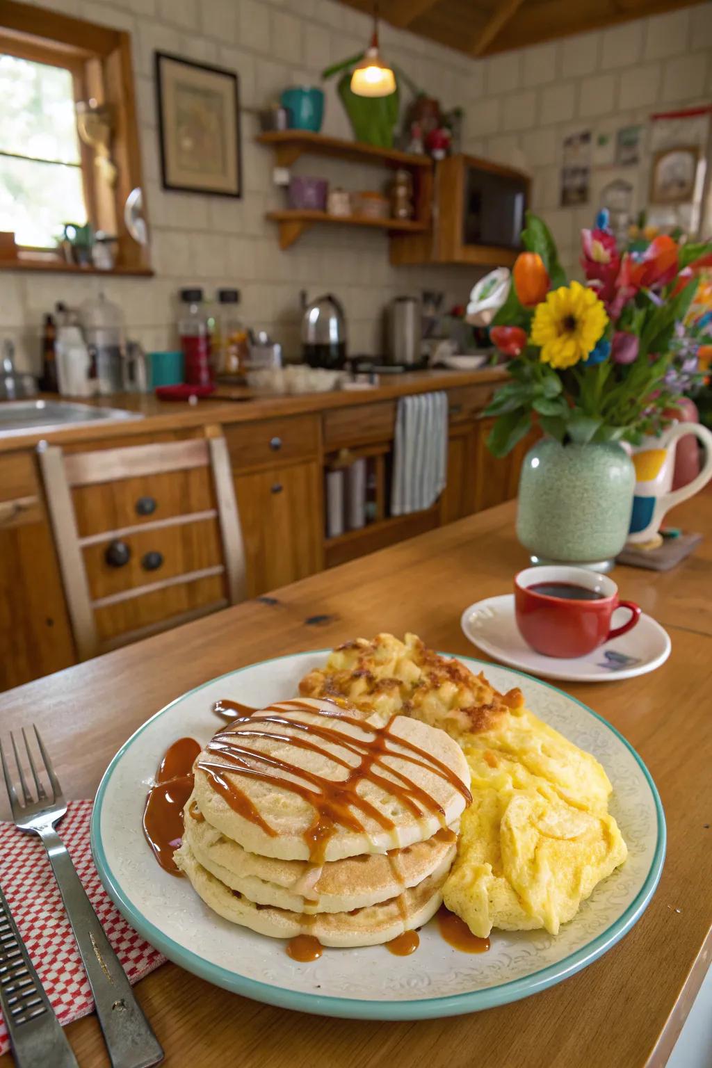 Tuck into breakfast faves for a fun dinner twist.