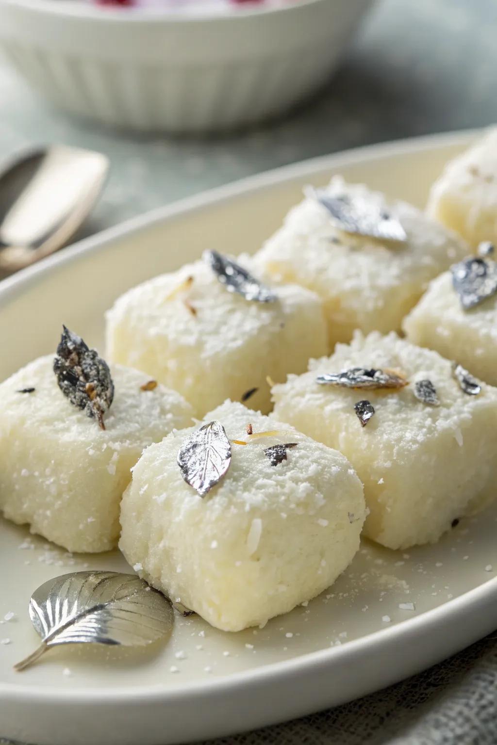 Shredded nut bites, adding a sweet radiance to your Diwali celebrations.